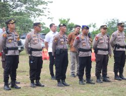 Pengamanan Pengundian dan Penetapan Nomor Urut Paslon Bupati dan Wakil Bupati Berjalan Aman, Ini Arahan Kapolres Pelalawan
