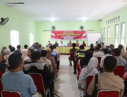 Kapolres Dumai Pimpin Silaturahmi Kamtibmas dan Cooling System di Aula Kantor Camat Medang Kampai