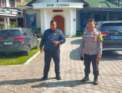 Bhabinkamtibmas Wilayah Hukum Polsek Megamendung Giat Pengamanan Gereja