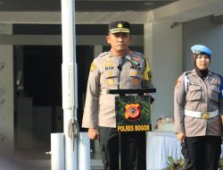 Kapolres Bogor Pimpin Langsung Apel Dalam Rangka Hari Jadi Ke 76 TH Polisi Wanita Republik Indonesia