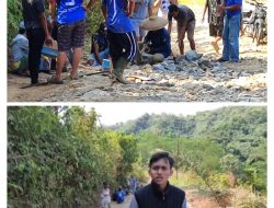 Miris, Bertahun-Tahun Ruas Jalan Cicareuh-Bumisari Rusak Mangkrak