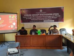 Wujud Sinergi Dalam Menjaga Keamanan Jelang Pilkada, Babinsa Hadiri Forum Group Discussion