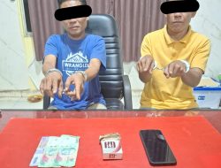 Edar Narkoba, Polisi Ringkus 2 Warga Kuantan Tengah Hilir