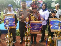 HUT Lalu Lintas Polri ke-69, Perwakilan Satlantas Metro Jakbar Raih Juara 2 Lomba Polisi Cilik dan Juara Harapan 3 Lomba PKS
