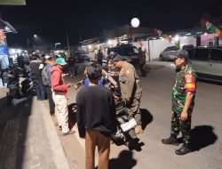 Ciptakan Kondusifitas Babinsa Koramil 11 Pebayuran, Terjun Dalam Patroli Malam