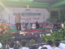Bhabinkamtibmas Hadiri “Peringatan Maulid Nabi Muhammad SAW di SMP 23 Jatikramat Diwarnai Pesan Keamanan”