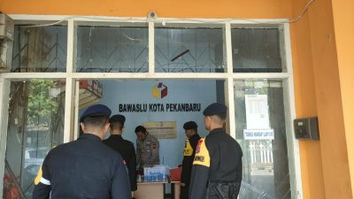 Satgas SAR OMP LK-2024 Patroli dan Sambang Bawaslu Kota Pekanbaru