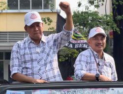 Pasangan RIDHO Tiba Ambil Nomor Urut Pasangan Calon Pilkada Kota Bekasi