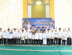 Polres Bogor Memperingati Maulid Nabi Di Mesjid Baitul Hamdi, Dihadiri Personil Polres Bogor