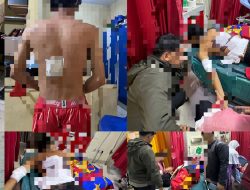 Polsek Cibungbulang Cek Olah TKP Dugaan Korban Penganiayaan Dengan Luka Bacok