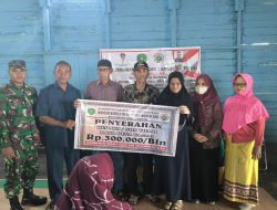 Lakukan Pendampingan Penyaluran Bantuan Langsung Tunai, Babinsa Berharap Kepada Warga Gunakan Dengan Bijak