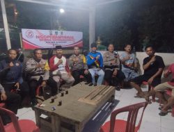 Babinkamtibmas Grogol Utara Dialog Kamtibmas dan Gelar Ngopi Kamtibmas