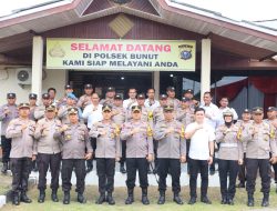 Pastikan Kamtibmas Kondusif Jelang Pilkada 2024, Kapolres Pelalawan Kunker ke Polsek Bunut