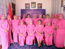 Kunker ke Polsek Bunut, Wujud Kepedulian Bhayangkari Polres Pelalawan Ciptakan Kamtibmas Aman dan Damai Jelang Pilkada 2024