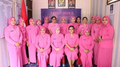 Kunker ke Polsek Bunut, Wujud Kepedulian Bhayangkari Polres Pelalawan Ciptakan Kamtibmas Aman dan Damai Jelang Pilkada 2024 