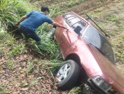 Kecelakaan Tunggal Terjadi di Desa Pasirgaok, Tidak Ada Korban Jiwa
