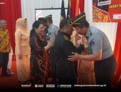 Kakawil Kemenkumham Kalteng Maju Amintas Siburian Hadiri Sertijab Kalapas Pangkalanbun