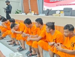 Ungkap 3 Kasus, Ditresnarkoba Polda Riau Sita 76 Kg Sabu dan 41 Ribu Ekstasi