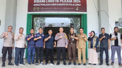 Pastikan Kondisi Logistik KPU Dalam Keadaan Baik, Kapolres Pelalawan Lakukan Pengecekan Kondisi Gudang Logistik Pilkada 2024