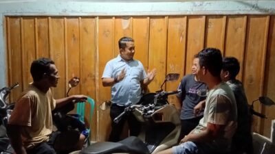 Cooling System untuk Sukseskan Pilkada Damai 2024 di Desa Ridan Permai, Ini Imbauan Satresnarkoba Polres Kampar