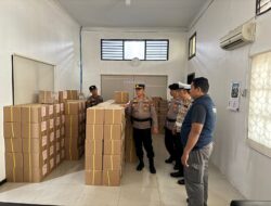Polres Kuansing Lakukan Pengecekan Preventif Pengamanan Kantor KPUD Dalam Rangka OMP Lancang Kuning 2024