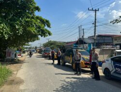 Cooling System Pilkada Damai, Polres Pelalawan Gelar Patroli Skala Besar Jelang Pelantikan Presiden