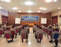 Dukung Pengamanan Pilkada Serentak 2024, Polres Kuansing Gelar Pelatihan Pertolongan Pertama Gawat Darurat