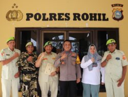 Kapolres Rohil Cooling System Bersama Ketua Ormas Pemuda Panca Marga
