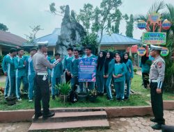 Satlantas Polres Pelalawan Gelar Kegiatan Police Goes To School di SMAN 1 Ukui