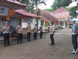 Dalam Rangka OMP LK 2024, Polres Kuansing Laksanakan Pengecekan Preventif Pengamanan di Kantor Bawaslu