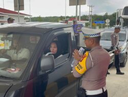 Satlantas Polres Kampar Adakan Kegiatan Kampanye Keselamatan dan Cooling System Pilkada Damai 2024