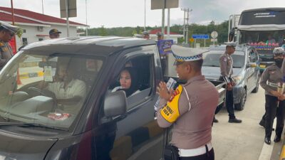 Satlantas Polres Kampar Adakan Kegiatan Kampanye Keselamatan dan Cooling System Pilkada Damai 2024