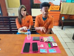 Terlibat Narkoba, Polisi Tangkap Sepasang Kekasih di Kamar Kontrakan