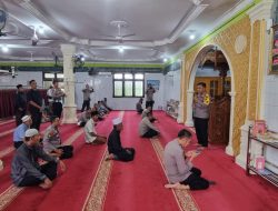 Cooling System Cara Polres Kampar Ajak Jemaah Masjid Al-Iklas Sukseskan Pilkada Damai 2024