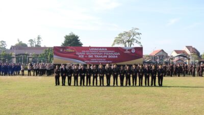 Peringatan Hari Sumpah Pemuda Ke – 96 di Mapolda Riau Berjalan Hidmat