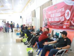 Peringati HUT ke-73 Humas Polri, Polda Riau Gelar Donor Darah