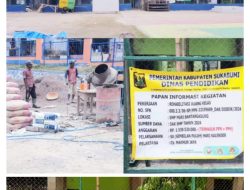 Proyek Pembangunan Rehabilitasi Ruang Kelas SMP PGRI Bantargadung Di Duga Kangkangi K3