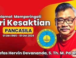 Romo Kefas : “Selamat Memperingati Hari Kesaktian Pancasila, Jadikan Yang Terkandung Dalam Pancasila Sebagai Gaya Hidup”