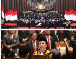Ketua Mahkamah Agung Pandu Sumpah Pimpinan MPR, DPR, dan DPD Periode 2024-2029