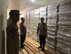 Wakapolres Kampar Cek Gudang Logistik KPU dan Pastikan Aman Jelang Pilkada 2024
