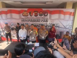 Kapolresta Bogor Kota Tangkap Residivis Narkoba Yang Lakukan Pemerasan di Pasar Merdeka