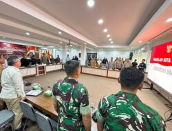 Kapolres Rohil Hadiri Rapat Evaluasi dan Penandatanganan Nota Kesepahaman Pilkada Damai 2024 Provinsi Riau