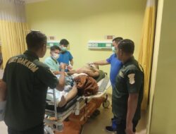 Polsek Cisarua Bersama Unit Laka Lantas Polres Bogor Tangani Kecelakaan Lalu Lintas Tunggal Dialami Warga Negara Asing