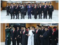 Sah..! Sekretaris Mahkamah Agung Lantik 78 Pranata Peradilan