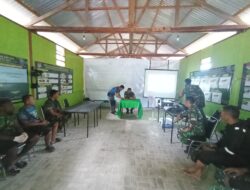 Tanggung Jawab Dansatgas, Dandim 1805/Raja Ampat Berikan Arahan Dan Motivasi Anggota Satgas TMMD Ke-122 Kodim 1805/Raja Ampat