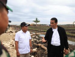 Wamenhan Dampingi Mentan Tinjau Lokasi Lahan Pengembangan Food Estate di Kampung Wanam, Merauke