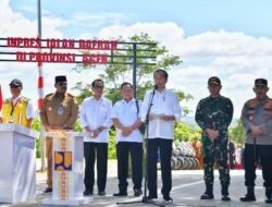 Panglima TNI Dampingi Presiden RI Resmikan Inpres Jalan Daerah di Aceh Besar
