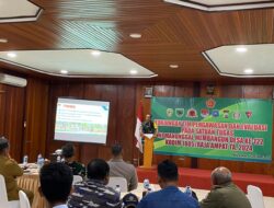 Kunjungan Tim Wasev Pusterad Mabesad pada Program TMMD Ke-122 Kodim 1805/Raja Ampat di Kampung Saporkren, Distrik Waigeo Selatan