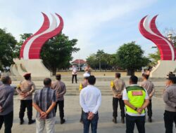 Anev AG Pagi, Kapolres Pimpin Apel Pagi Di Alun Alun Brebes