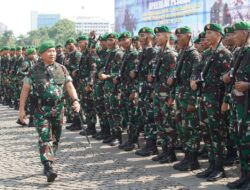 Kesiapan Pengamanan Pelantikan Presiden-Wakil Presiden: Pangdam Jaya Tinjau Gladi Bersih di Monas